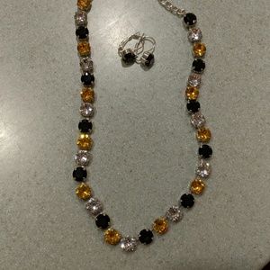 Steeler Sabika Necklace and earrings